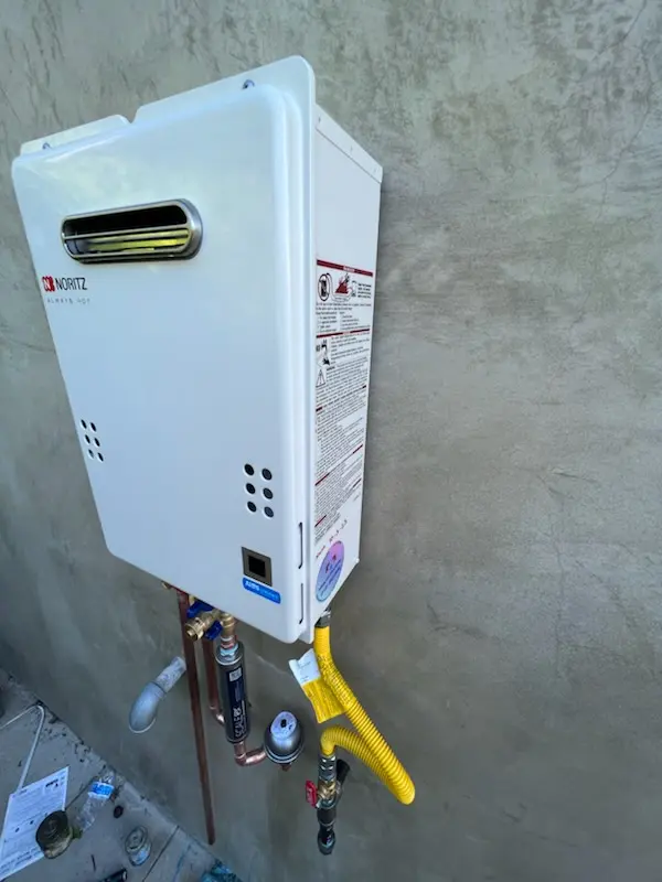 Tankless water heater installation for Spring Run Manor homes